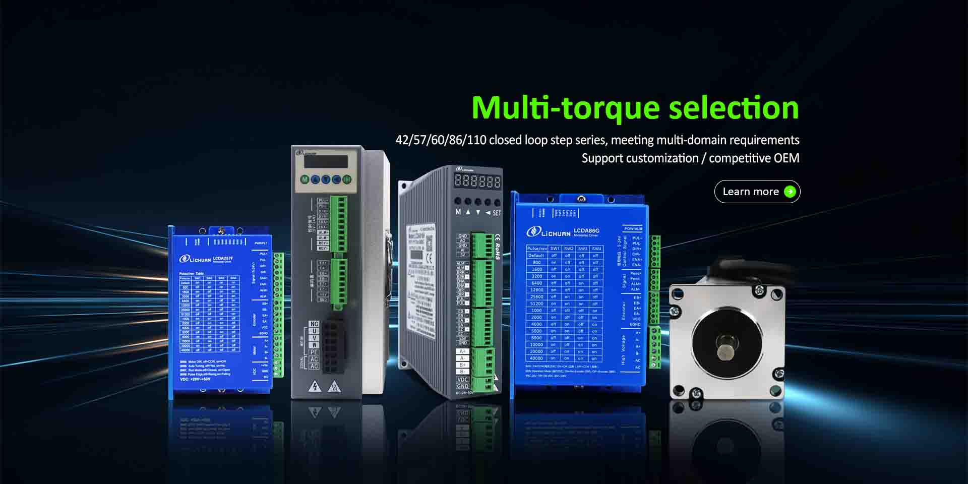 Usine de pilotes de moteur pas à pas en boucle fermée en Chine